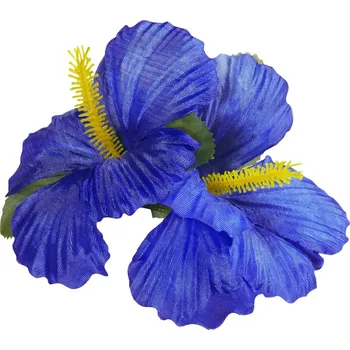 Ozdoba do vlasů Hawaiska sponka do vlasů,modrý ibišek