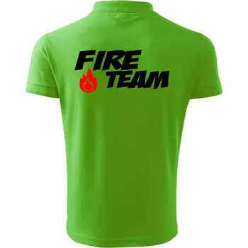 Pánská košile Fire Team plamen - Polokošile pánská Pique Polo 203 - 2XL ( Apple Green )