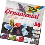 Papíry na origami 20x20 cm, 50 listů, 80 g/m², ORNAMENTAL