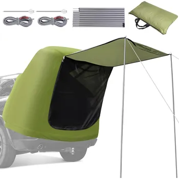 Stan Vodotěsný stan na zadní část auta pro kempování s UV ochranou, tkanina 600D Oxford, kompatibilní s SUV, VW Caddy, T6/T5