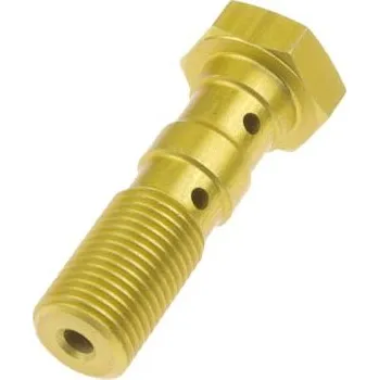 Brzdová čelist Hydraulický šroub pro brzdové potrubí TRW LUCAS MCH971G (TRW ZF hydraulický šroub pro brzdové potrubí M10X1,00 dvojitý barva zlatá)