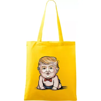 Baby trump - Taška bavlněná - 42 x 38 cm ( Žlutá )