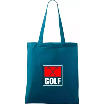 Golfové hole - Taška bavlněná - 42 x 38 cm ( Petrolejová )