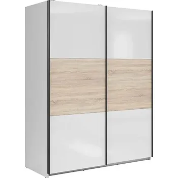 Šatní skříň TETRIX bílá šatní skříň SZF/153 dub sonoma
