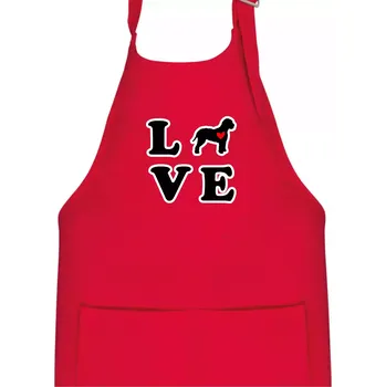 Kuchyňská zástěra Lagotto romagnolo LOVE - Dětská zástěra na vaření - Univerzální velikost ( Červená )