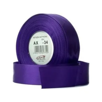 Stuha ALIGA stuha 25/32m -34 fialová hladká