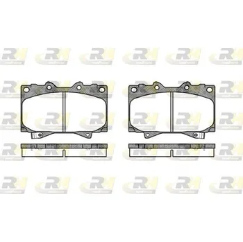 Brzdová destička Klocki hamulcowe BP357, 2707.04