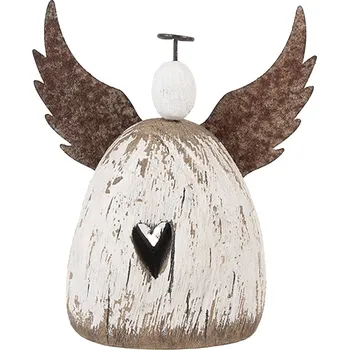 Bytová dekorace Clayre & Eef - Dekorativní figurka anděla 6H2419M