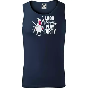 Look pretty play - Tílko pánské Core - S ( Námořní modrá (velmi tmavá - téměř černá) )