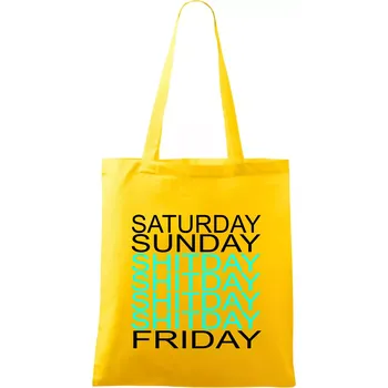 Shitday - Taška bavlněná - 42 x 38 cm ( Žlutá )