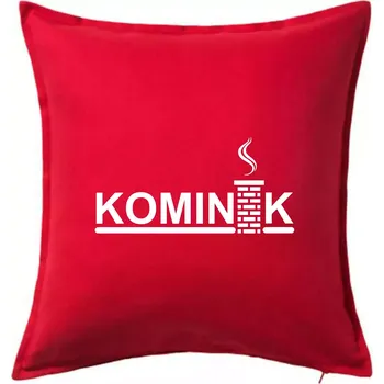 Polštář Kominík - Polštář 50x50 - 50x50 - Pouze potah ( Červená )