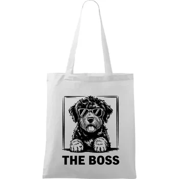 Lagotto romagnolo the boss - Taška bavlněná - 42 x 38 cm ( Bílá )