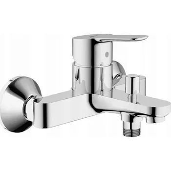 Vodovodní baterie Jednopáková nástěnná vanová a sprchová baterie chrom Grohe BauEdge