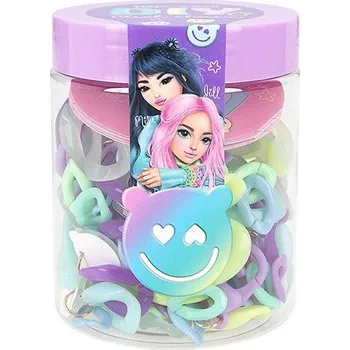 Dětské navlékací korálky Sada korálků na výrobu řetízků Top Model Miju & Jill