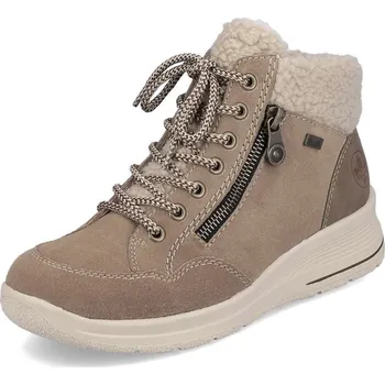 Dámské kozačky Dámská kotníková obuv RIEKER L7701-24 béžová W5 36