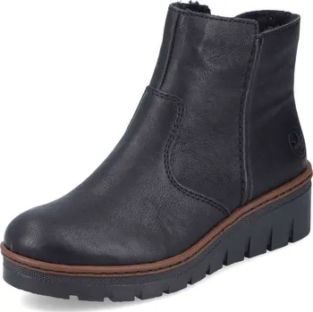 Dámské kozačky Dámská kotníková obuv RIEKER X9165-00 černá W5 41