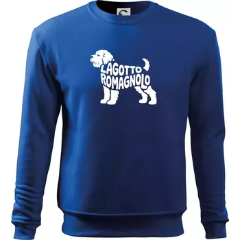 Pánská mikina Lagotto romagnolo nápis v těle - Mikina Essential pánská - S ( Královská modrá )
