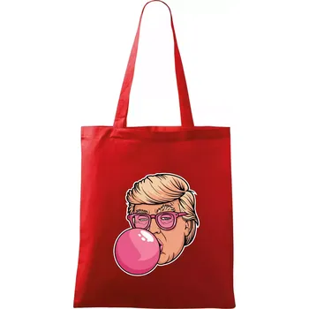 Nákupní taška Trump gum - Taška bavlněná - 42 x 38 cm ( Červená )