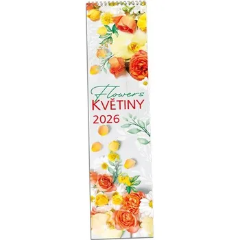 Kalendář ARIA-CARDS, s.r.o. NÁSTĚNNÝ KALENDÁŘ - KVĚTINY 2026 ( KRAVATA )