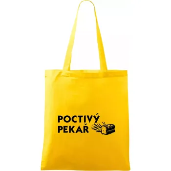 Poctivý Pekař - Taška bavlněná - 42 x 38 cm ( Žlutá )