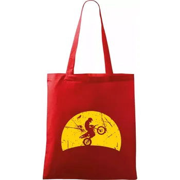 Nákupní taška Západ slunce kroska - Taška bavlněná - 42 x 38 cm ( Červená )