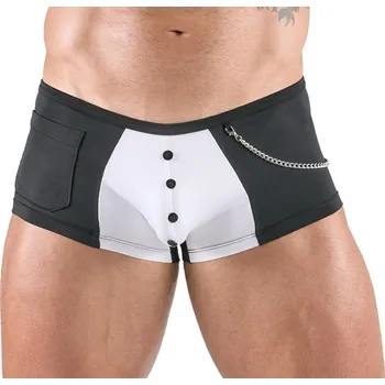 Pánské erotické prádlo Svenjoyment Waiter Pants 2133504 Black-White Velikost XXL