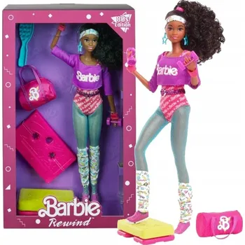 Panenka PANENKA BARBIE sběratelská edice REWIND 80. léta