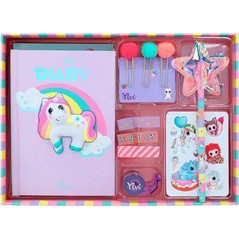 Blok Sadea diáře s příslušenstvímYlvi My Diary Unicorn lila