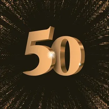 Papírový kapesník Ubrousky MAKI L (20ks) 50th 3D Birthday