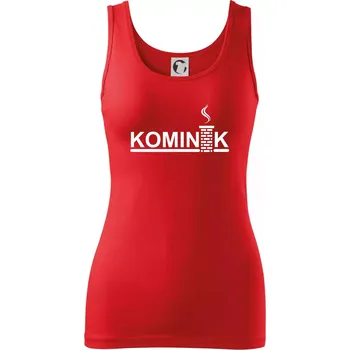 Dámské tričko Kominík - Dámské tílko - S ( Červená )