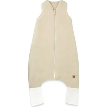 Spací pytel pro miminko Baby Nellys Mušelínový spací vak se zahrnovacími nohavičkami - béžový, vel. M