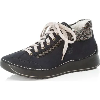 Dámské kozačky Dámská kotníková obuv RIEKER 51523-14 modrá W5 36