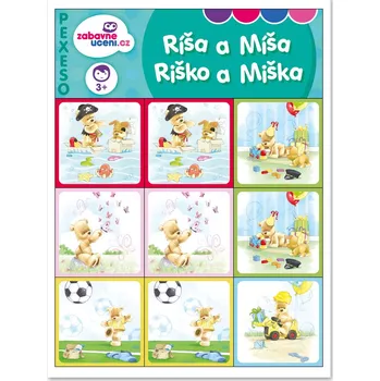 Pexeso Pexeso pro nejmenší - Ríša a Míša
