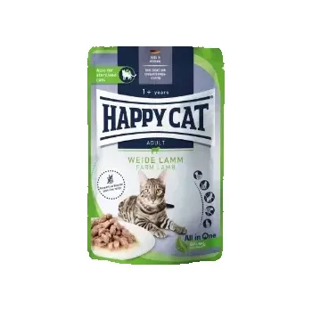 Krmivo pro kočku Happy Cat jehněčí 20x85g kapsička KARTON