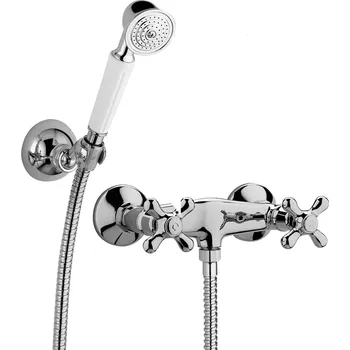 Vodovodní baterie Paffoni Gr. doccia est. 1/2' c/duplex IRIS Barva: Chrom IRV168DCR