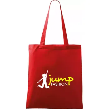 Nákupní taška Jump fashion - Taška bavlněná - 42 x 38 cm ( Červená )