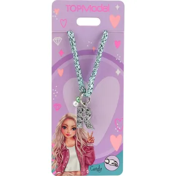 Šperk Šňůrkový náramek Top Model, písmenko "R" Candy