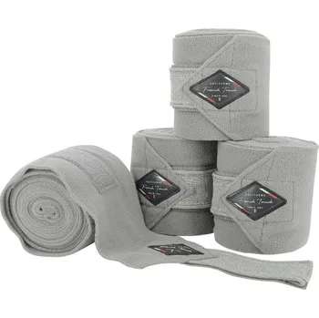 Koňské kamaše Bandáže EQUITHEME French Touch šedé PONY