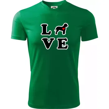 Lagotto romagnolo LOVE - Dětské triko sportovní (dresovina) - 158 cm/12 let ( Středně zelená )