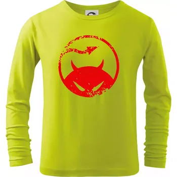 Dětská móda Devil Kruh - Triko dětské Long Sleeve - 158 cm/12 let ( Limetková )