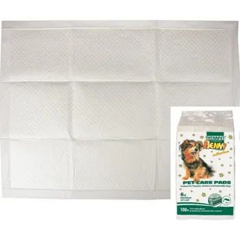 toaleta pro psa Tréninková sající podložka pro psa 60x60cm/bal.6ks BENNY