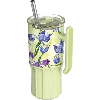 Termoska Quokka Nerezový termohrnek s brčkem Umi Green Tea 720 ml