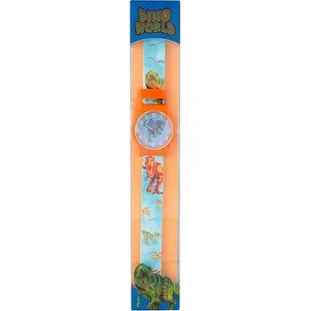 Hodinky Hodinky Dino World oranžový ciferník