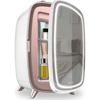 Kosmetický box se zrcadlem Cecotec CoolingBeauty 6000 Mirror 4441 bílo-růžový - Chladící kosmetický box se zrcadlem, LED osvětlením a objemem 6 l CoolingBeauty 6000 Mirror značky Cecotec 4441.