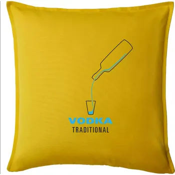 Polštář Vodka traditional - Polštář 50x50 - 50x50 - Pouze potah ( Žlutá )