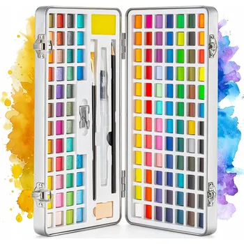 Vodová barva Akvarelové barvy Ragi 128 ks