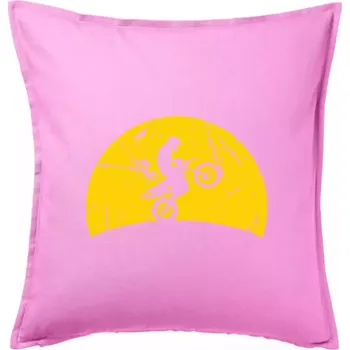 Polštář Západ slunce kroska - Polštář 50x50 - 50x50 - Pouze potah ( Růžová )