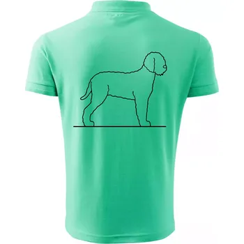 Pánská košile Lagotto romagnolo stojící - Polokošile pánská Pique Polo 203 - 2XL ( Mátová )