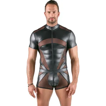 Pánské erotické prádlo Svenjoyment Tight-fitting Playsuit 2150530 Black Velikost S