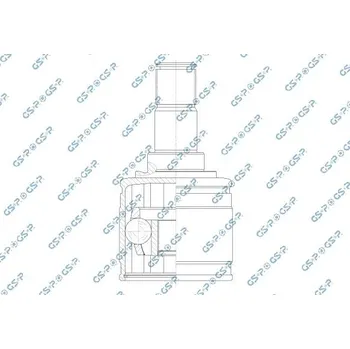 Poloosa kola Sada kloubů, hnací hřídel GSP 603455
